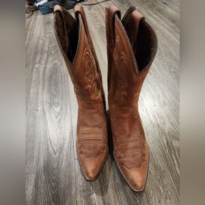 Ariat Brown Leather Heeled Boots